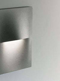 SEGNA PASSO QUADRO 'OPEN' colore grafite - 3 watt  - SOVIL