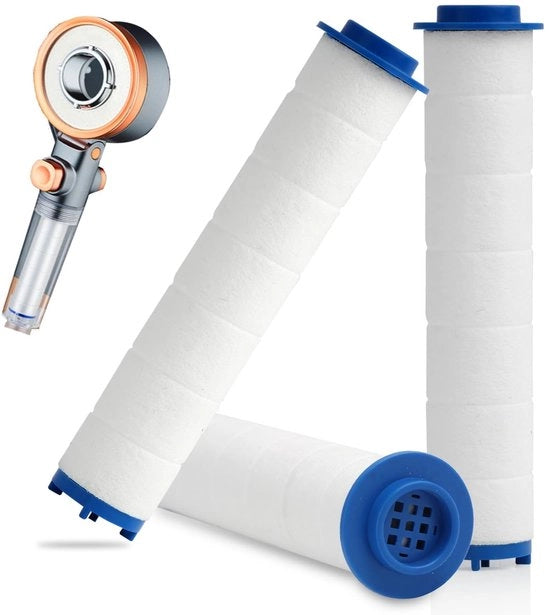 Filtro di sostituzione per docciaschiuma con tecnologia 2-in-1 PP cotone