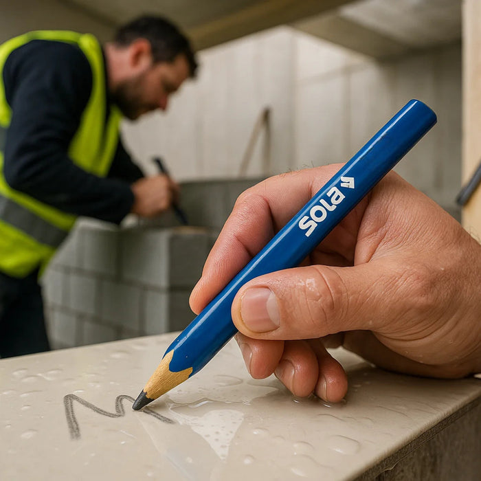 Matita copiativa kb 24 blu supporti umidi superfici bagnate confezione 20 pezzi