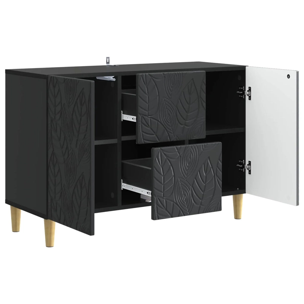 Credenza Nero 89 x 34,5 x 60 cm Legno ingegnerizzato 895116