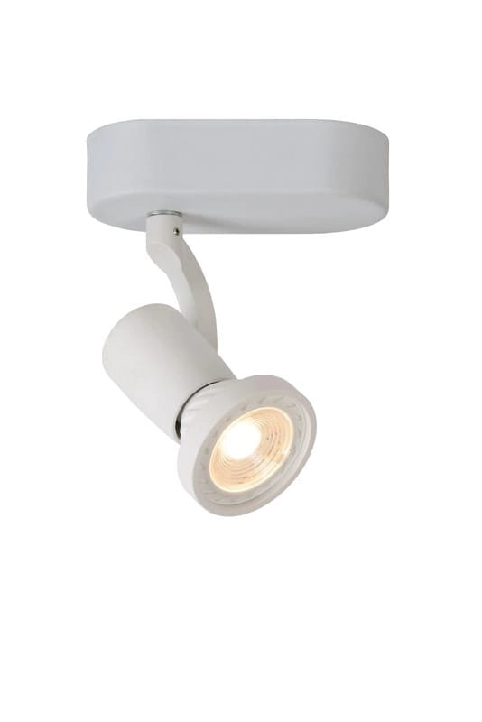 Faretto Lucide Jaster bianco GU10 LED 5W 2700K orientabile