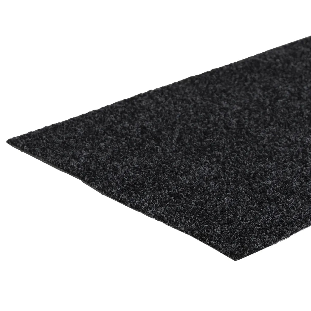 Tappetini per scale autoadesivi 15 pz 60x25 cm Grigio Scuro Rettangolari 326913