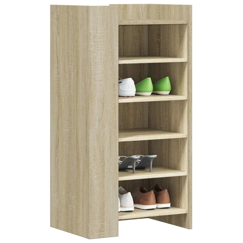 vidaXL Scarpiera Rovere Sonoma 52x37,5x100 cm in Legno Multistrato