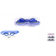 Trade Shop - Occhialini Nuoto Piscina Mare Lenti Antiappannaggio Sport 16 Cm Regolabili 71562 -