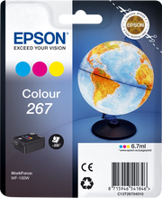 Epson Globe Singlepack Colour 267 ink cartridge