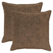 Federa 2 pcs HOUTEN Marrone Chiaro 80 x 80 cm 921827