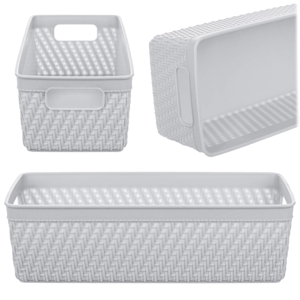 Cestino organizer KADAX, contenitore universale per riporre oggetti, 10x24,5 cm