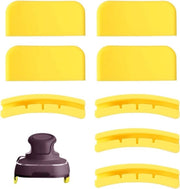 8 pezzi di mattoncini per air fryer - protezione termica in silicone per sottopanchetti - giallo