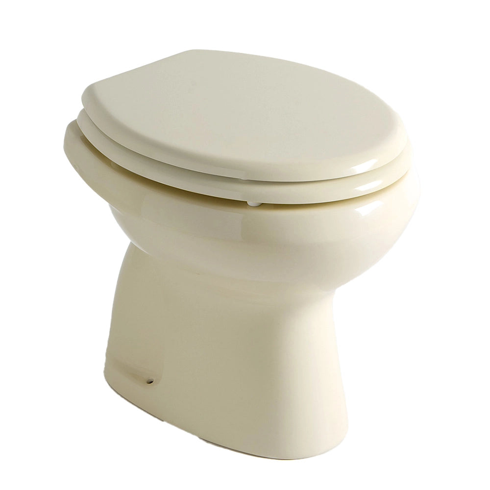 Copriwater legno rivestito forma universale cerniere metallo avorio beige