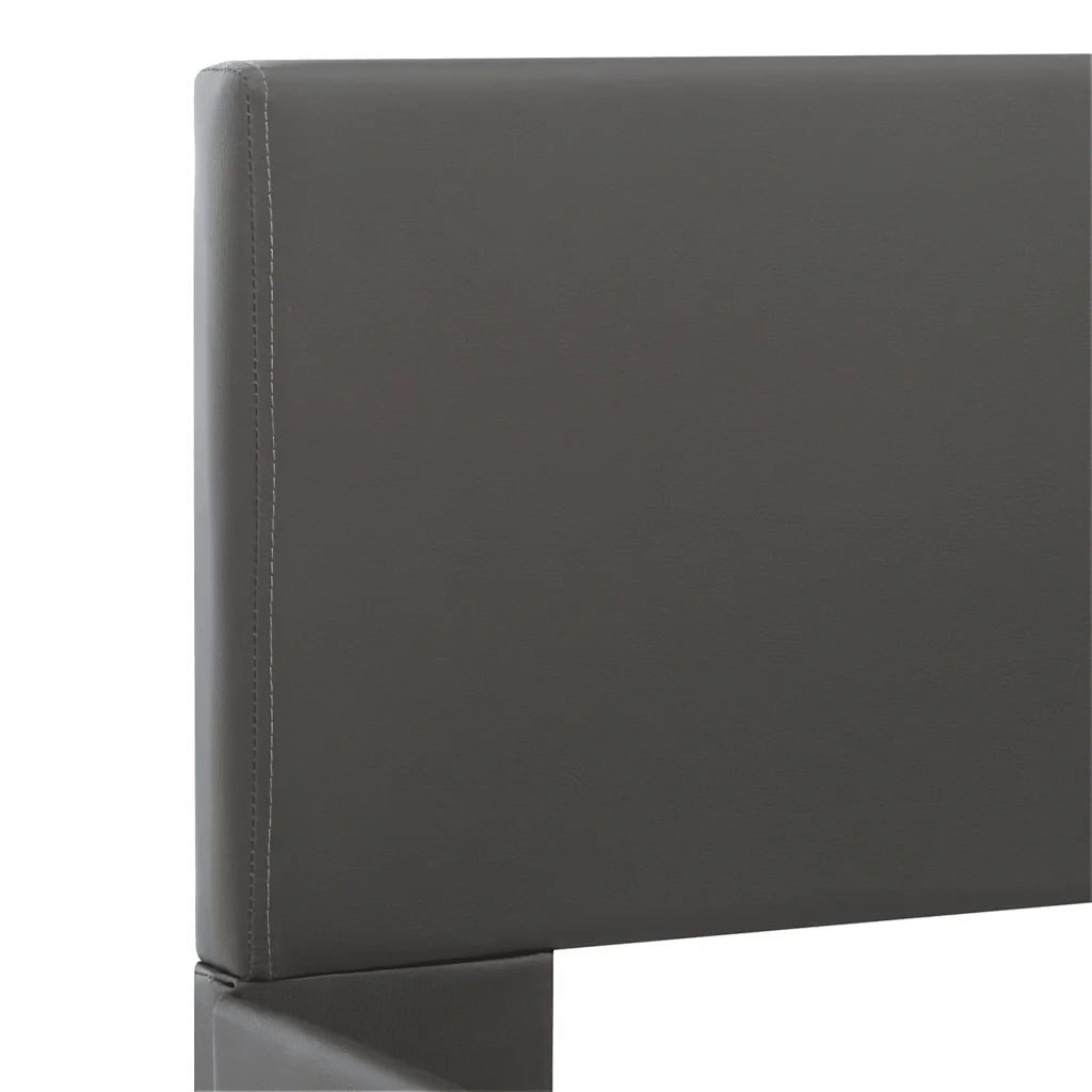 Giroletto con LED Grigio in Similpelle 120x200 cm 285494