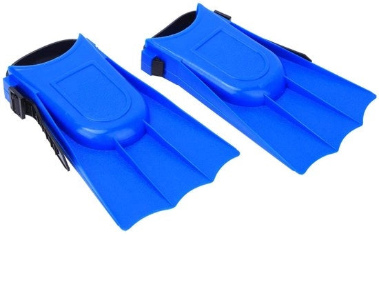 Scarpette da nuoto per bambini - Blu - Flippers da immersione - Comfortevoli - Antiscivolo - Struttura aerodinamica - Scarico rapido - Flippers da immersione