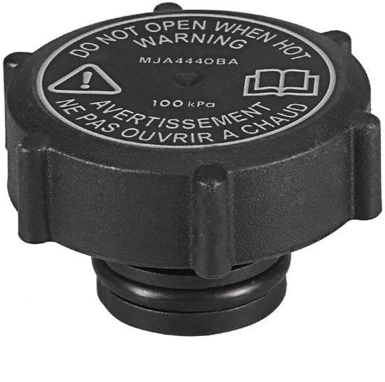 Dop per serbatoio espanso nuovo di fabbrica - Valvola per liquido di raffreddamento - ABS - Per X-Type XJ8 XK8 XJR XKR 2003-2009 - Nero - Dimensioni 55,5 x 37,3 mm