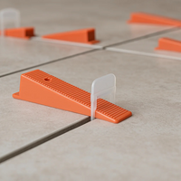 Cuneo distanziatore livellante plastica posa piastrelle secchio 500 pezzi