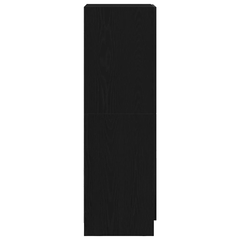 Mobile da Cucina Nero 38x41,5x131,5 cm Legno Multistrato 860113