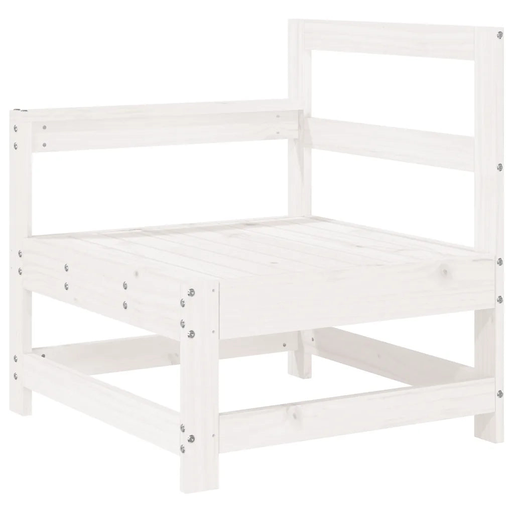 Set Divani da Giardino 8 pz in Legno Massello di Pino Bianco 3250605