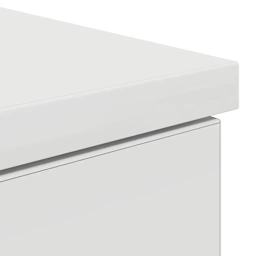 Scrivania Bianca 86x49x76 cm in Legno Multistrato 861823