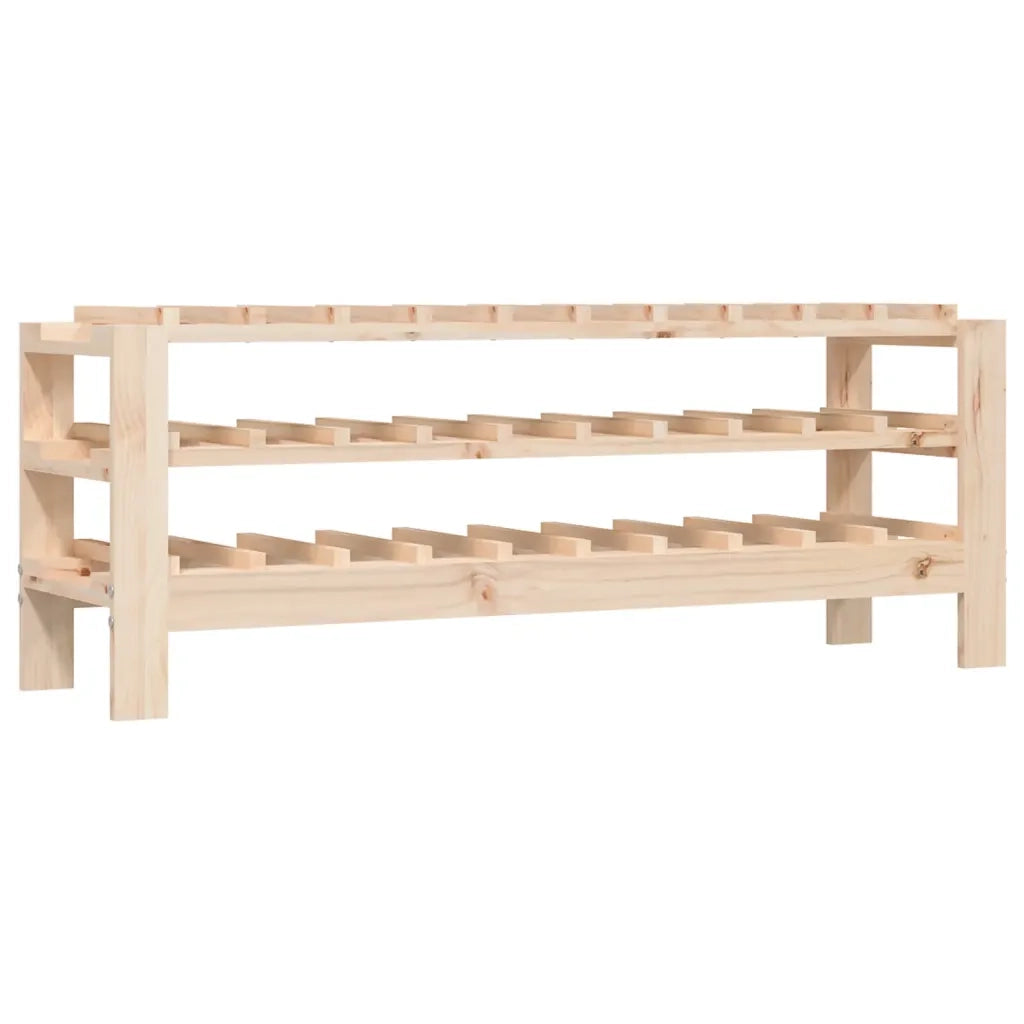 Portavini 109,5x30x42 cm in Legno Massello di Pino 822551
