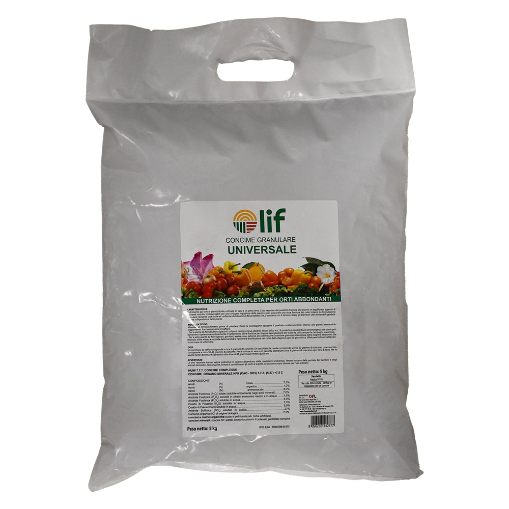 CONCIME GRANULARE 'UNIVERSALE' 7-7-7 Kg. 5  - LIF