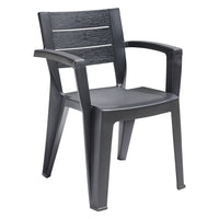 SEDIA IN POLIPROPILENE 'EMMA' grafite  - BICA