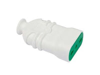 PRESA DRITTA 2 POLI + TERRA BIPASSO 16A BIANCA HI-PRO- - bianca 81110 - 5 pezzi FANTON