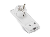 SPINA CLOCK A SQUADRA FRANCO/TEDESCA 2 POLI + TERRA BIANCA- - bianca 16A 80150 - 3 pezzi FANTON