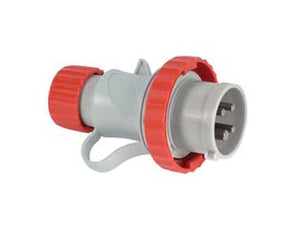 SPINA INDUSTIALE VOLANTE ROSSA 3P+N+T IP67- - 16A colore rosso 70145V - 2 pezzi FANTON