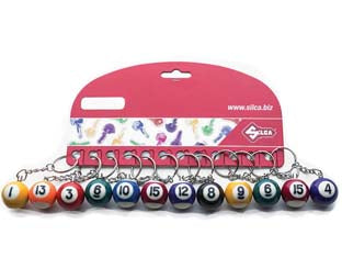 PORTACHIAVI PALLA DA BILIARDO PZ.12 (AVK404079)- SU ORDINAZIONE - 1 confezione SILCA