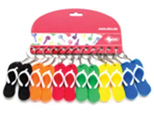 PORTACHIAVI GALLEGGIANTI FLIP FLOP PZ.12 (AVK404088)- SU ORDINAZIONE - 1 confezione SILCA