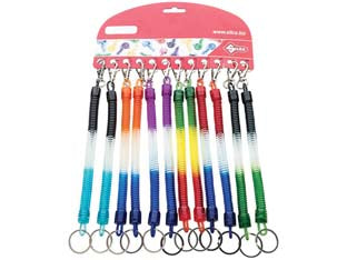 MOSCHETTONE ESTENSIBILE CON ANELLO PZ.12 (AVK7185)- - mm.45x15 SU ORDINAZIONE - 1 confezione SILCA