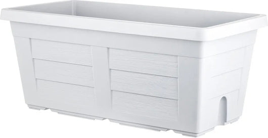 FIORIERA RETTANGOLARE cm  40 x 21,5 x 17 - ghiaccio (con sottovaso)  - BAMA