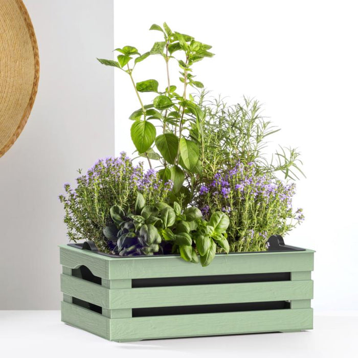 CASSETTA PORTAFIORI 'TINA FLOWER' cm 25 x 15,5 x h.10,5  - BAMA