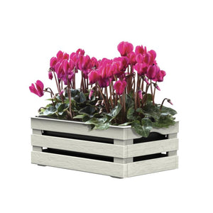 CASSETTA PORTAFIORI 'TINA FLOWER' cm 25 x 15,5 x h.10,5  - BAMA