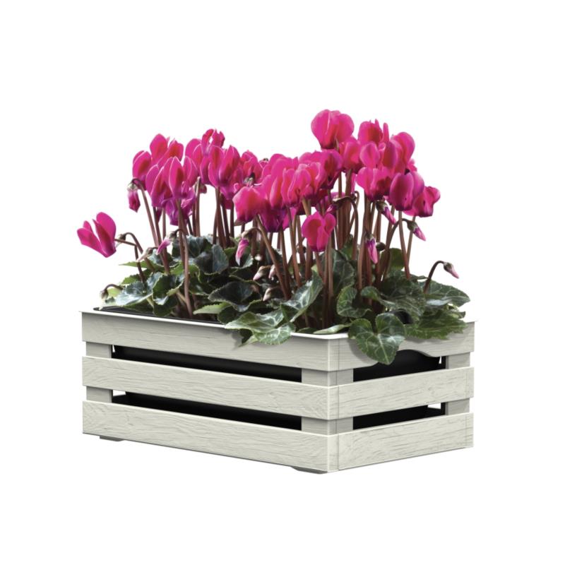 CASSETTA PORTAFIORI 'TINA FLOWER' cm 25 x 15,5 x h.10,5  - BAMA