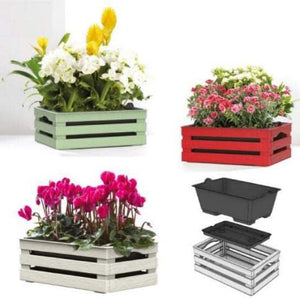 CASSETTA PORTAFIORI 'TINA FLOWER' cm 25 x 15,5 x h.10,5  - BAMA