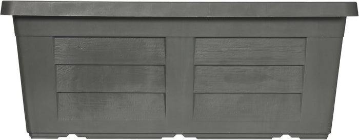 FIORIERA RETTANGOLARE cm  60 x 30 x 26 - antracite (senza sottovaso)  - BAMA