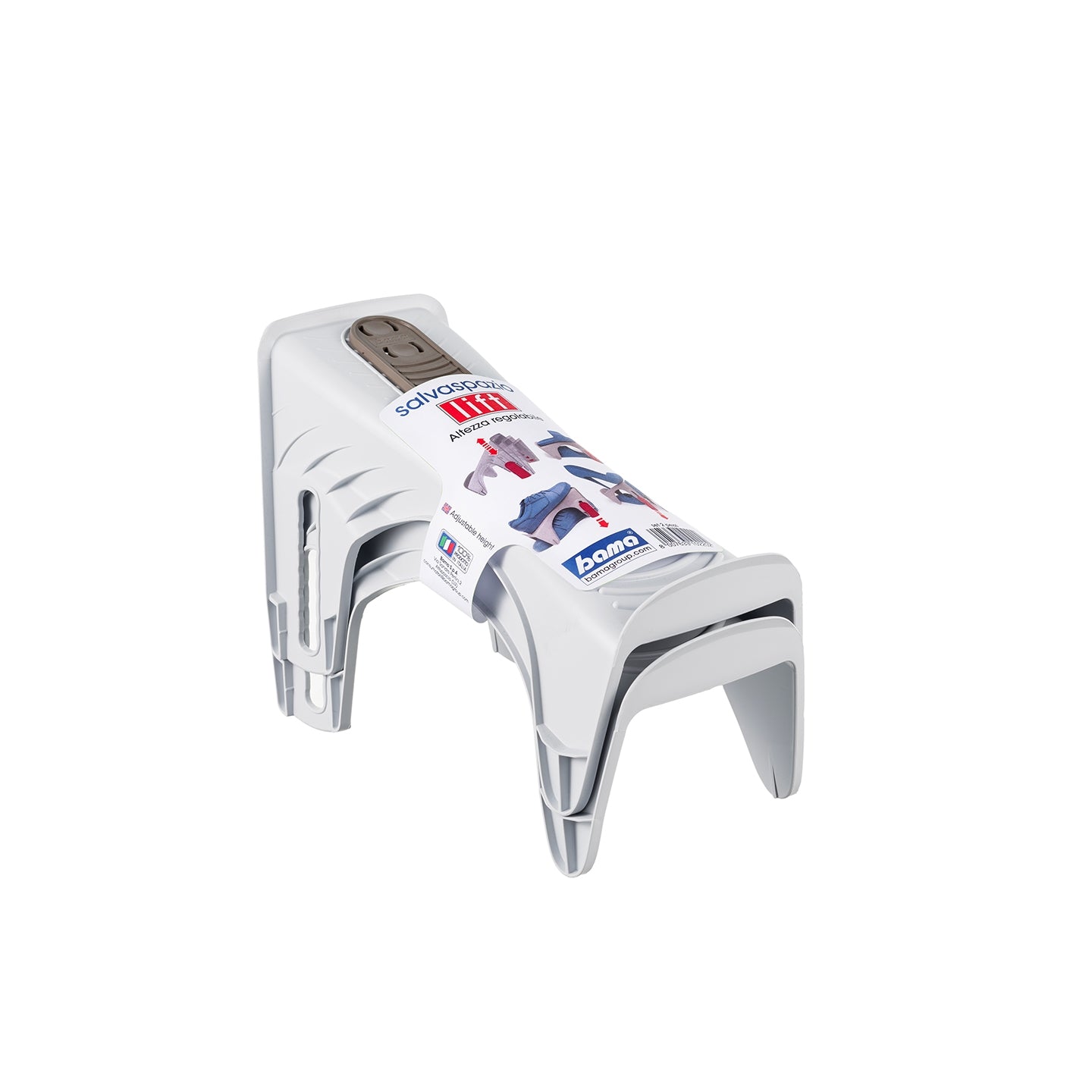 KIT APPOGGIASCARPE 'LIFT' cm 26x14x15h - Conf. 2 pezzi - BAMA