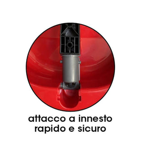 ALZAIMMONDIZIA IN PLASTICA RACCOGLISPORCO SUPER ARA cm 28,5x27,5x82h - BAMA