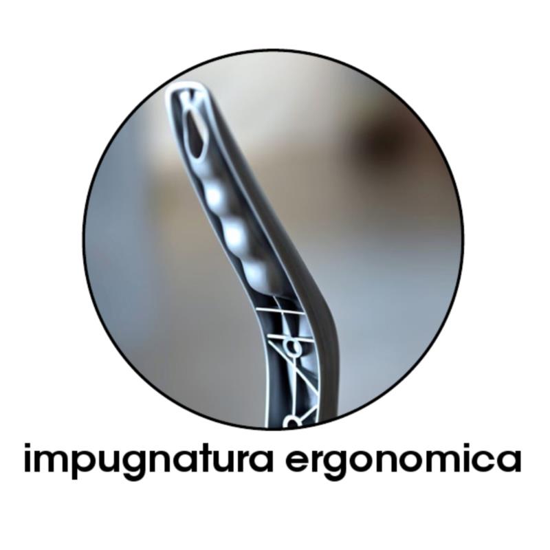 ALZAIMMONDIZIA IN PLASTICA RACCOGLISPORCO PROFESSIONAL cm 38,5x30x88h BAMA