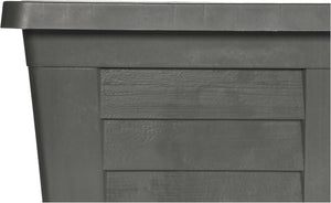 FIORIERA RETTANGOLARE cm  80 x 40 x 34 - antracite (senza sottovaso)  - BAMA