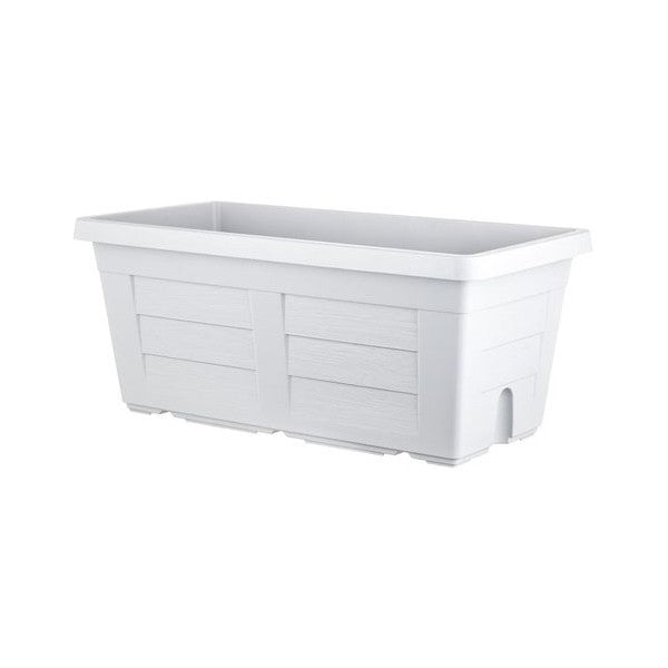 FIORIERA RETTANGOLARE cm 100 x 44 x 40 - ghiaccio (senza sottovaso)  - BAMA