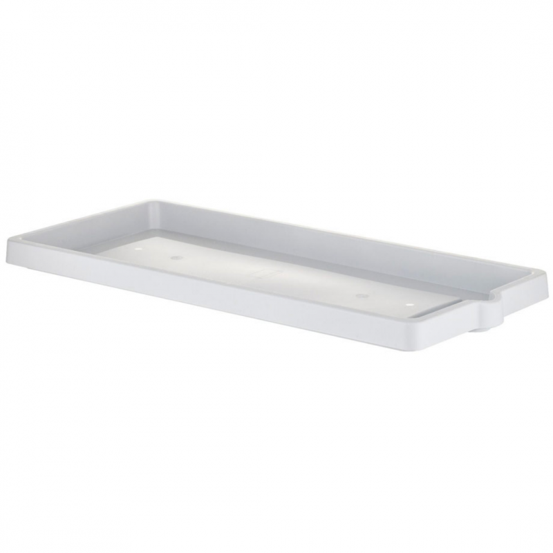 SOTTOVASO PER FIORIERA RETTANGOLARE cm 94 x 36 x 5,5 - ghiaccio  - BAMA