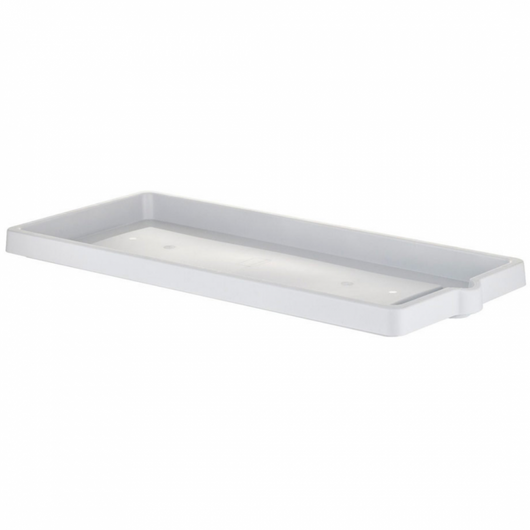 SOTTOVASO PER FIORIERA RETTANGOLARE cm 94 x 36 x 5,5 - ghiaccio  - BAMA