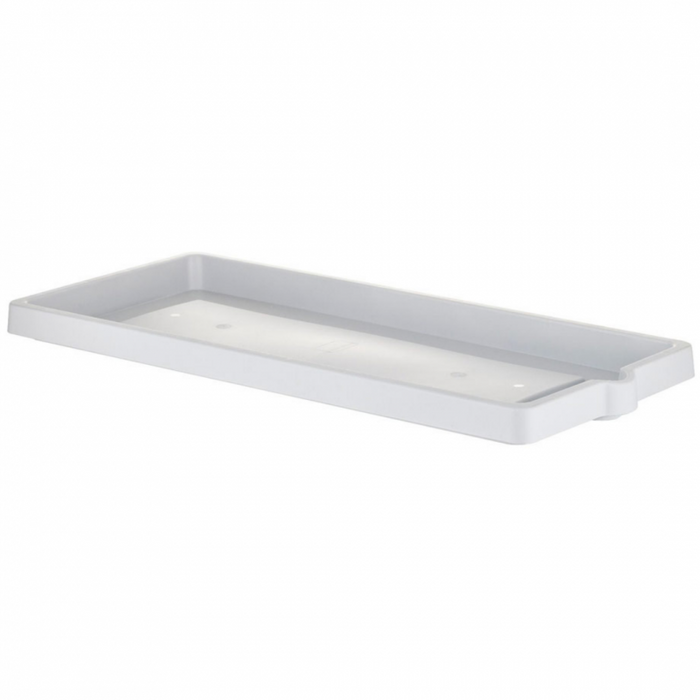 SOTTOVASO PER FIORIERA RETTANGOLARE cm 94 x 36 x 5,5 - ghiaccio  - BAMA