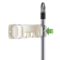 BARRA APPENDISCOPA IN PLASTICA 2 posti - cm. 20,5 x 7 x 4  - BAMA