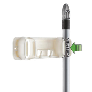 BARRA APPENDISCOPA IN PLASTICA 2 posti - cm. 20,5 x 7 x 4  - BAMA