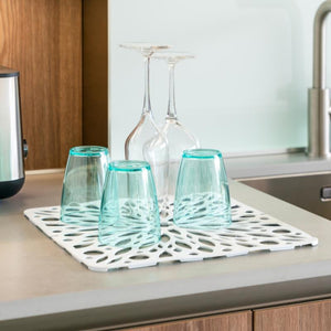 TAPPETO SCOLA STOVIGLIE 'FOLIA' cm 30 x 30  - BAMA