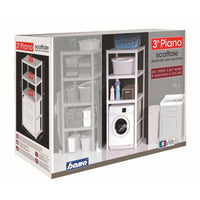 SCAFFALE PER LAVATRICE '3 PIANI'  cm 75 x 60 x h.184 (l x p x h)  - BAMA