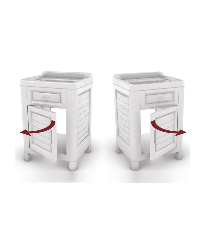 MOBILE LAVATOIO ANTA SINGOLA cm 60 x 51 x h.89  - BAMA