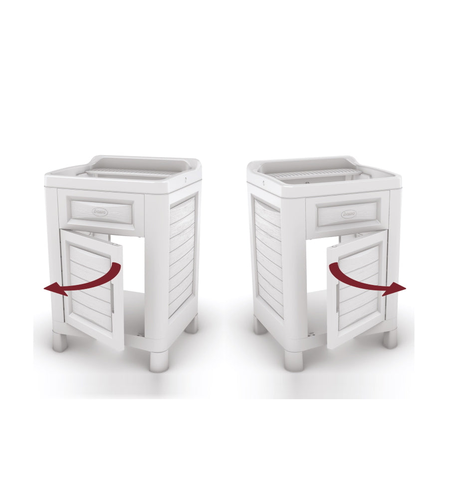 MOBILE LAVATOIO ANTA SINGOLA cm 60 x 51 x h.89  - BAMA