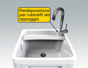 MOBILE LAVATOIO ANTA SINGOLA cm 60 x 51 x h.89  - BAMA